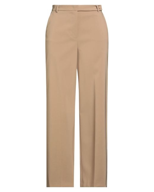 Cristinaeffe Natural Pants Polyester, Elastane