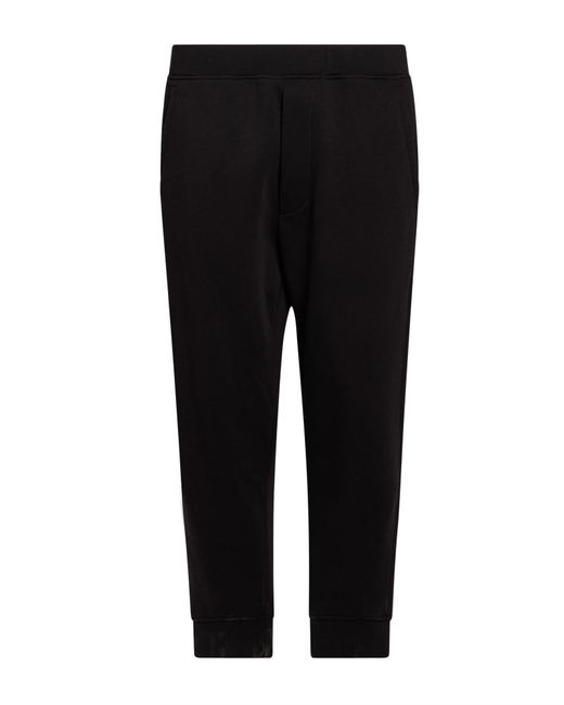 DSquared² Black Pants Cotton, Polyester for men