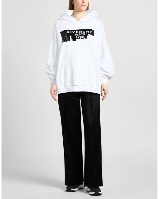 Givenchy White Sweatshirt Cotton