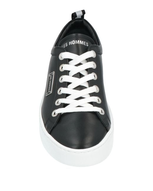 Les Hommes Black Trainers for men
