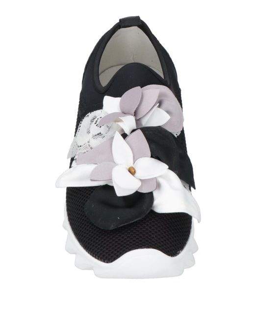 Ras Black Sneakers Textile Fibers