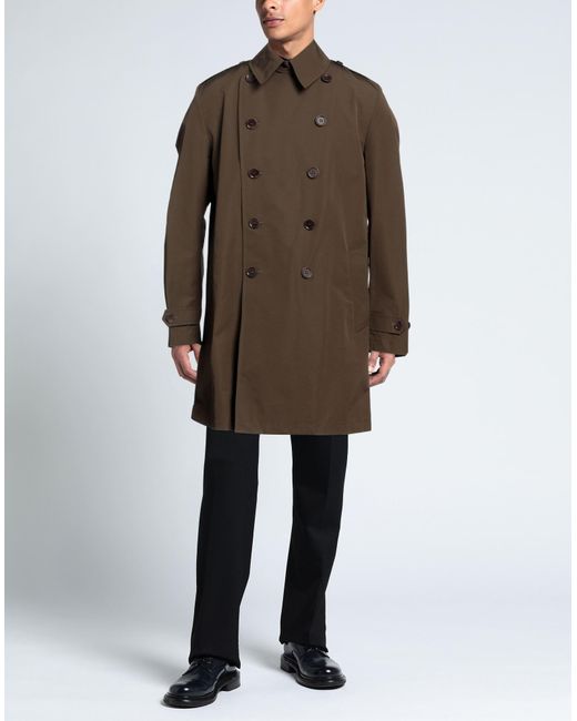 Aspesi Brown Overcoat & Trench Coat for men