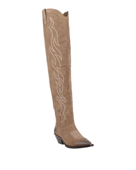 Ash White Boot Leather