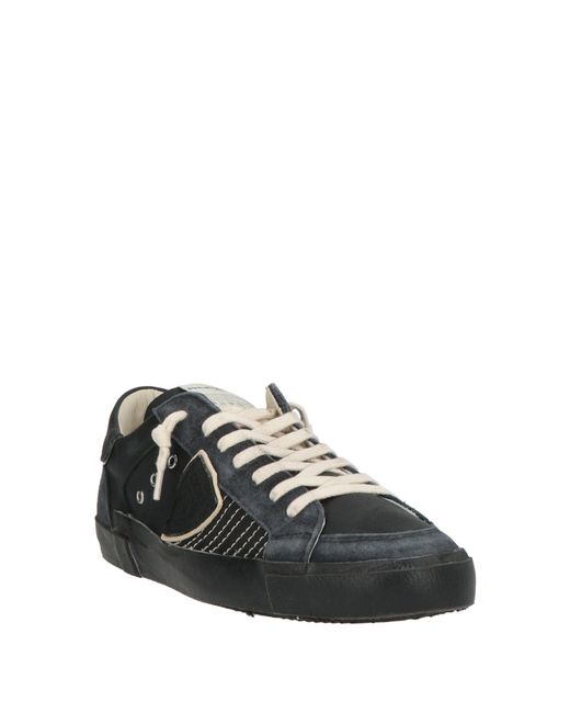 Philippe Model Black Sneakers Leather for men