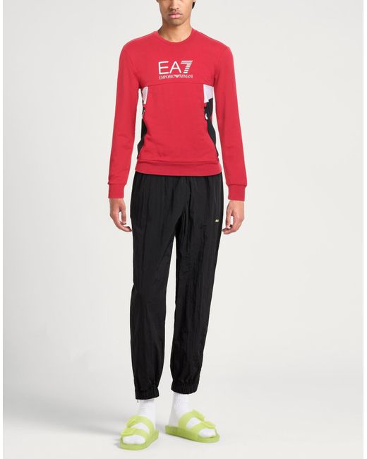 EA7 Red Sweatshirt for men