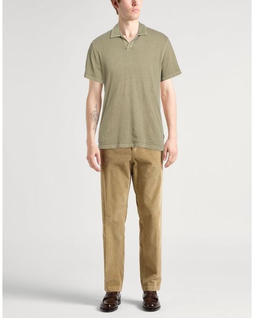 John Varvatos Green Polo Shirt Organic Cotton for men