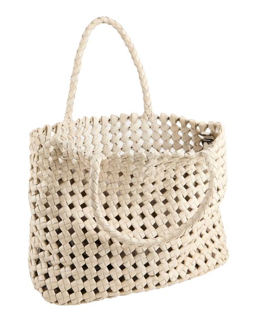 Officine Creative Natural Handbag Leather