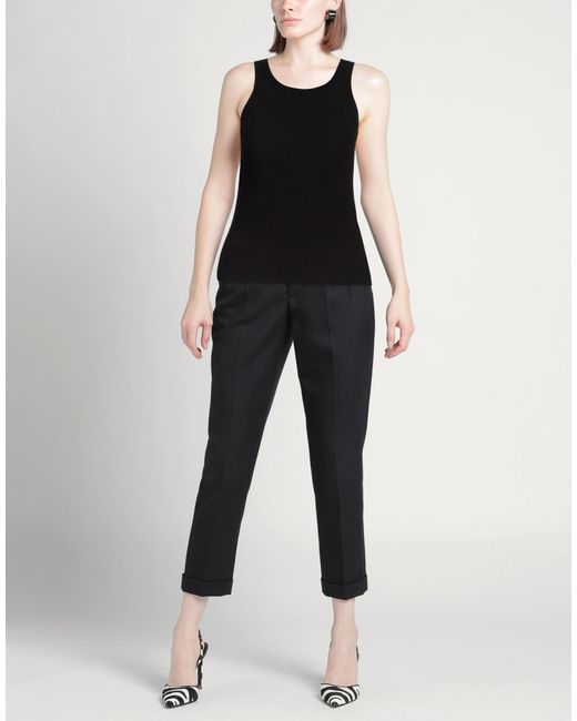 ERMANNO FIRENZE Black Tank Tops
