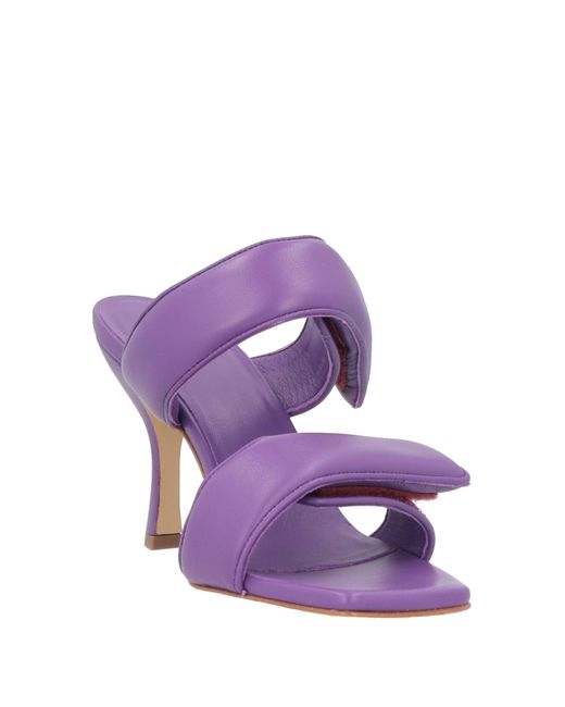 Gia Borghini Purple Sandals