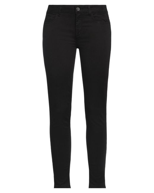 Liu Jo Black Pants Lyocell, Cotton, Elastane