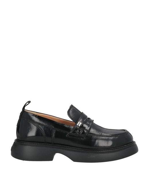 Ganni Black Mokassin