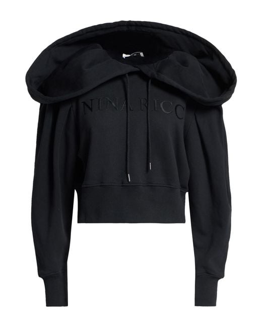 Nina Ricci Black Sweatshirt Cotton