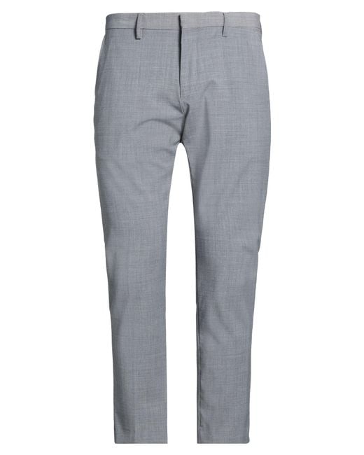 Entre Amis Gray Pants Wool, Polyester, Elastane for men