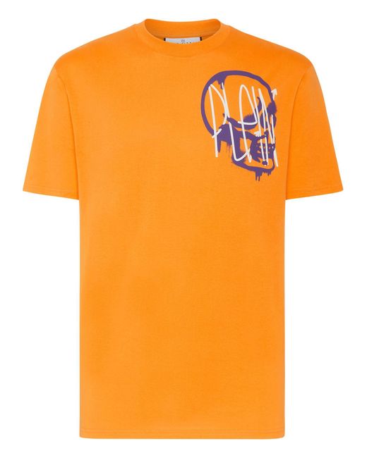 T-shirt di Philipp Plein in Orange da Uomo