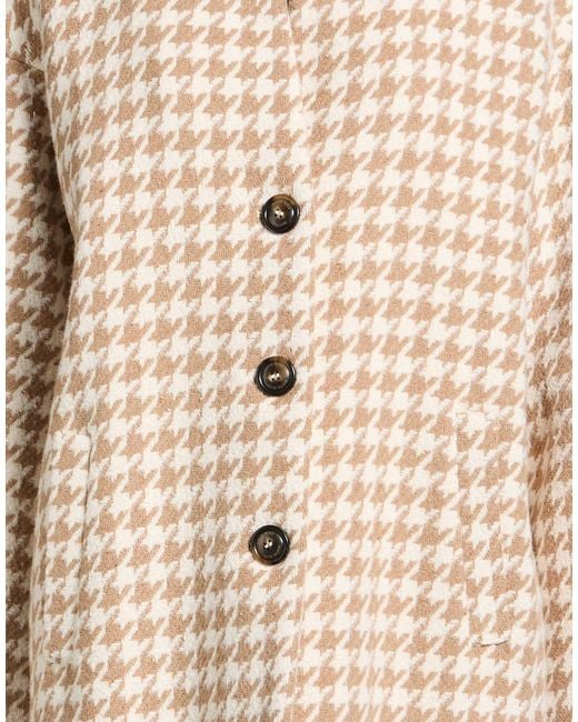 White Wise Natural Coat Polyester