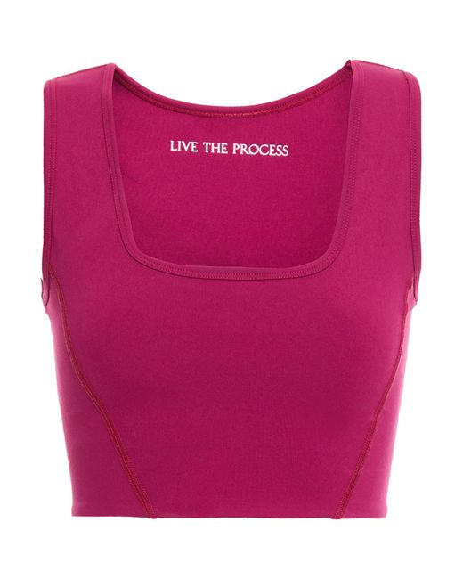 Live The Process Pink Top