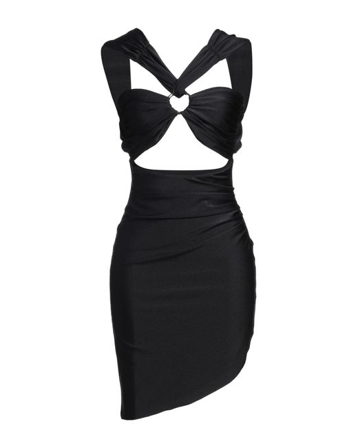 House of Amen Black Mini-Kleid