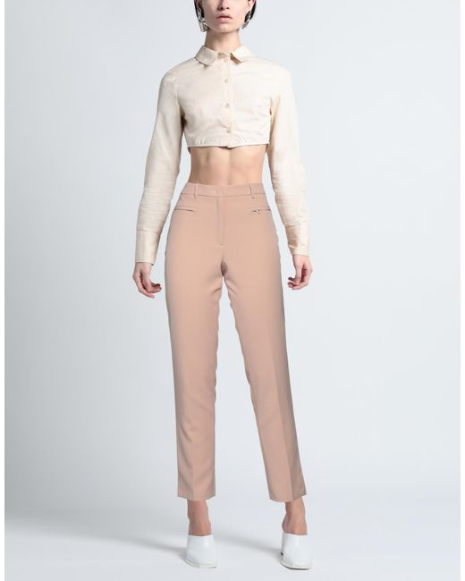 SEVENTY VENEZIA Natural Pants Polyester, Elastane