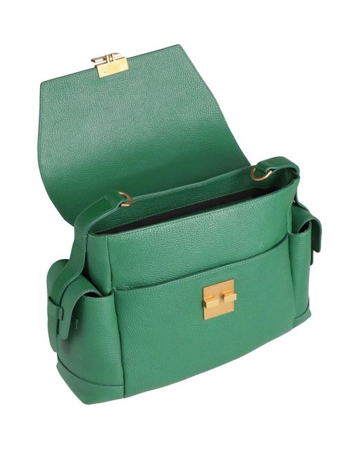 Pineider Green Cross-Body Bag