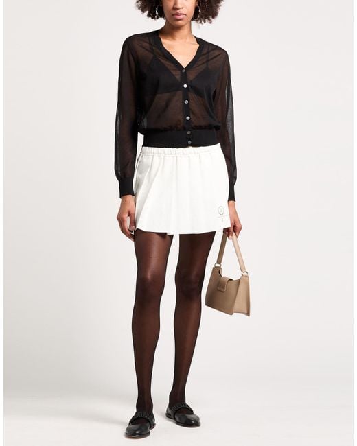 Brunello Cucinelli White Mini Skirt Polyester