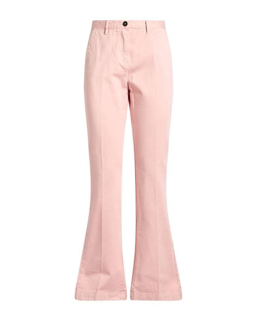 Massimo Alba Pink Pants Cotton