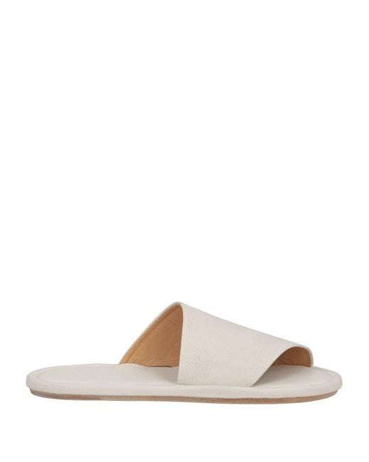 Marsèll White Light Sandals Leather