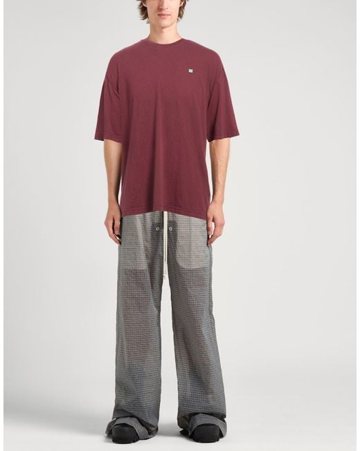 Acne Red T-shirt for men
