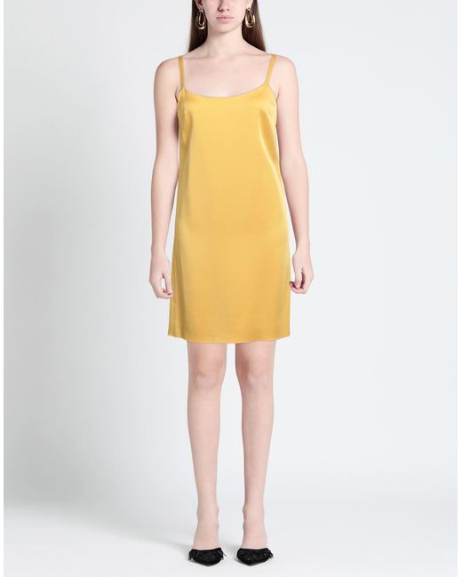 Philosophy di Alberta Ferretti Yellow Mini Dress