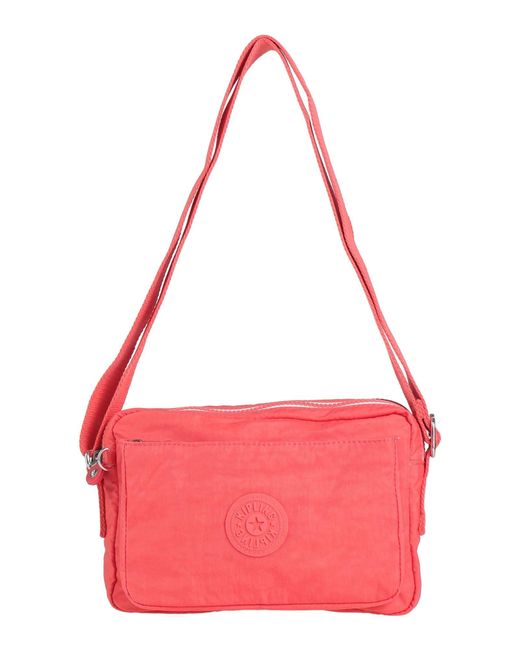 Kipling Pink Shoulder Bag Polyamide