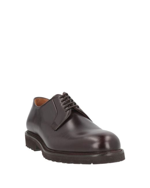 BERWICK 1707 Brown Lace-Up Shoes Leather for men