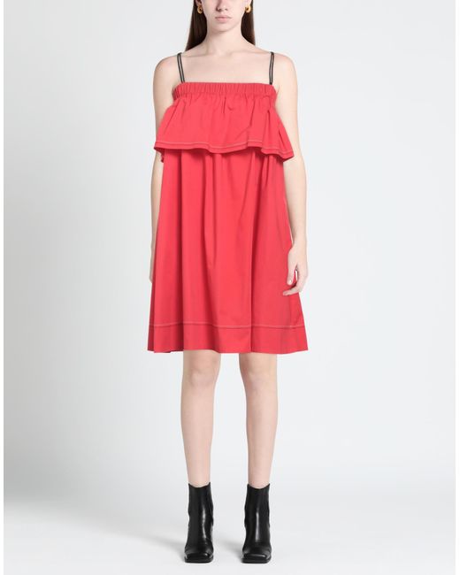 Sfizio Red Midi Dress