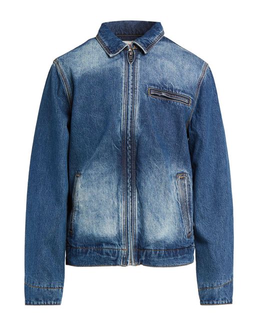 Guess Blue Denim Outerwear for men