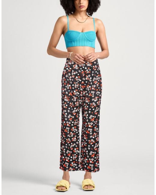 Moschino White Pants Cotton, Viscose