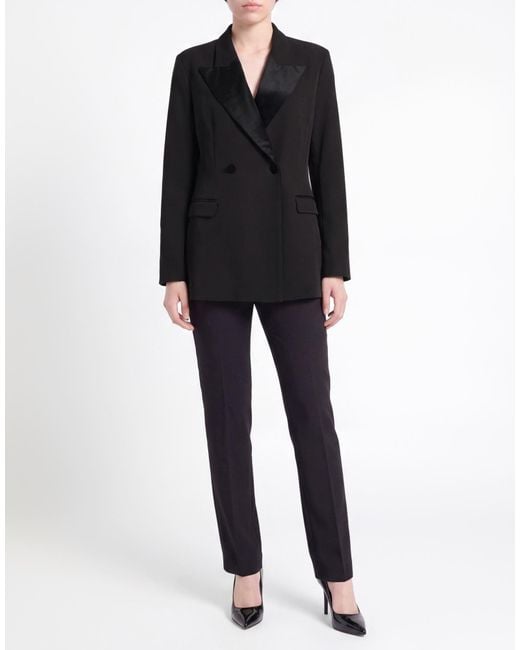 ViCOLO Black Blazer Polyester, Elastane