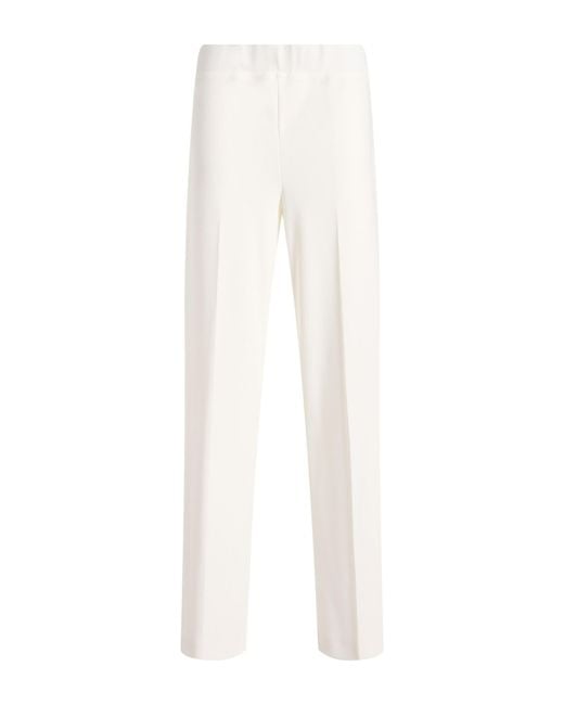 Joseph Ribkoff White Pants Polyester, Elastane
