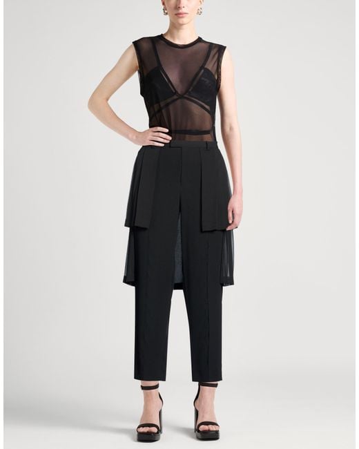 Undercover Black Pants Acetate, Cupro, Polyester