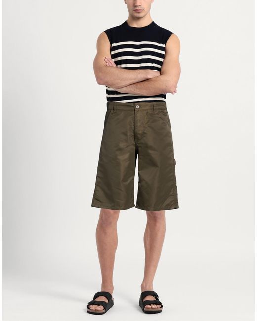 WOOD WOOD Green Shorts & Bermuda Shorts for men