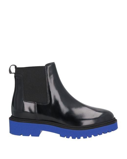 Hogan Blue Ankle Boots
