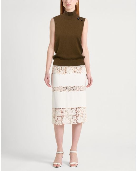Alberta Ferretti Green Turtleneck