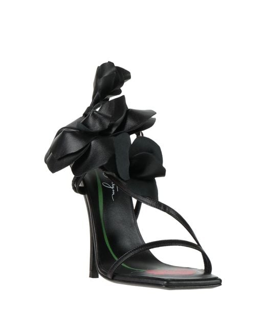 Magda Butrym Black Sandals