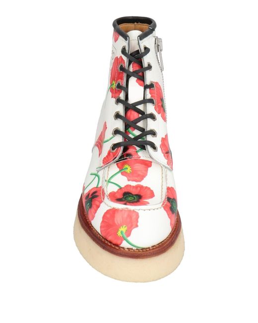 KENZO Red Ankle Boots