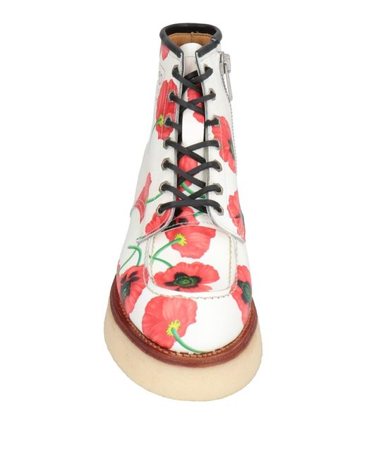 KENZO Red Ankle Boots