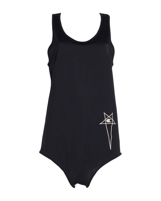 Rick Owens X Champion Black Bodysuit