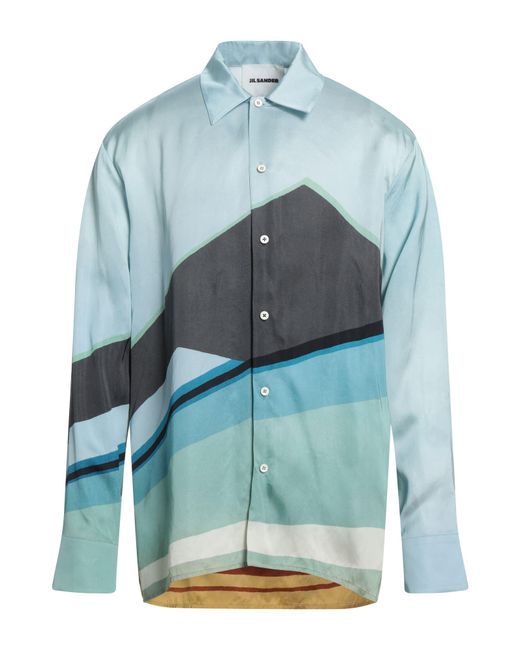 Jil Sander Blue Shirt for men