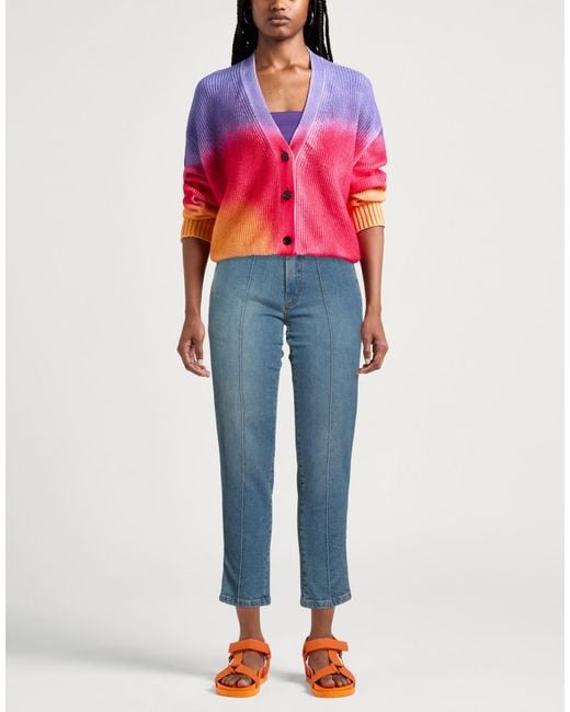 Gcds Blue Jeans Cotton, Elastane