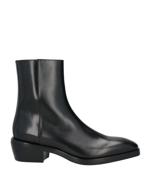 Ferragamo Black Ankle Boots Leather for men
