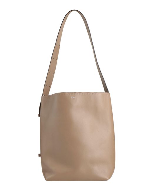 Max Mara Natural Shoulder Bag Calfskin
