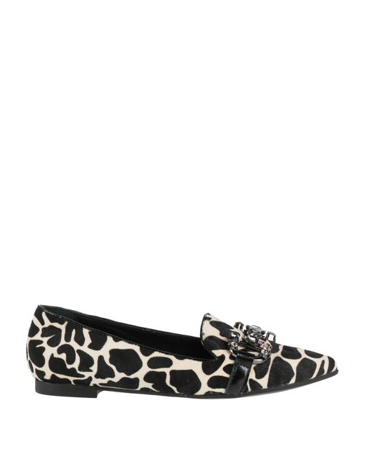 Nila & Nila Black Loafers Textile Fibers