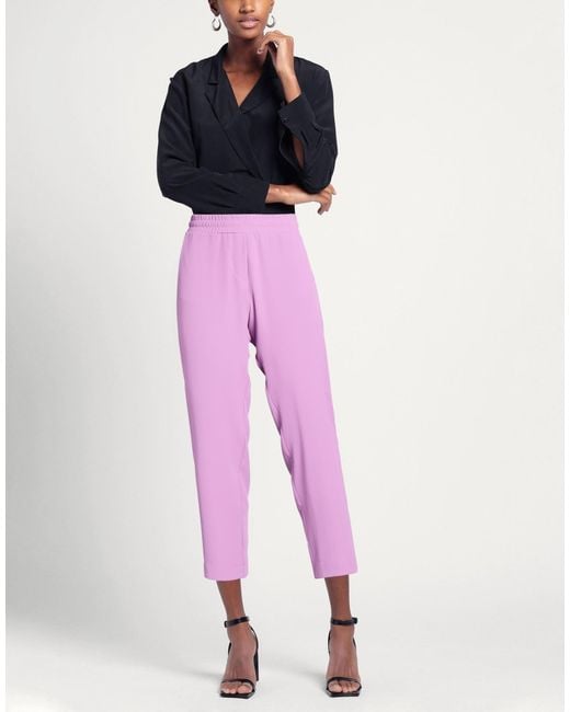 MÊME ROAD Pink Pants Polyester, Elastane