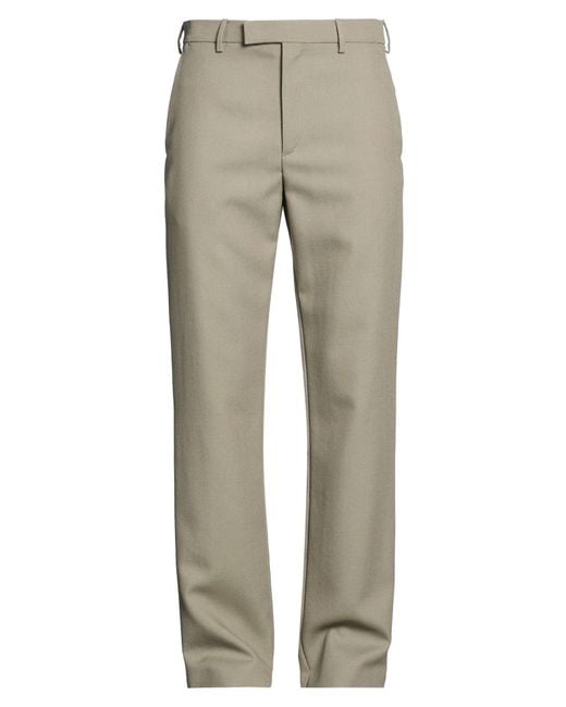 Rier Gray Pants Virgin Wool for men